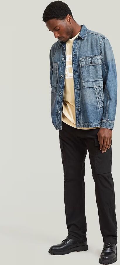 G-Star Raw Straight fit Cargobroek met achterzakken - Foto 8