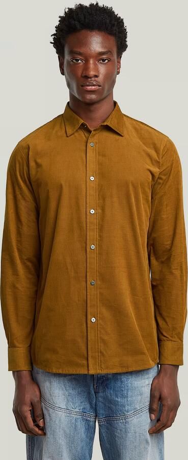 G-Star RAW Clean Regular Overhemd Bruin Heren - Foto 7