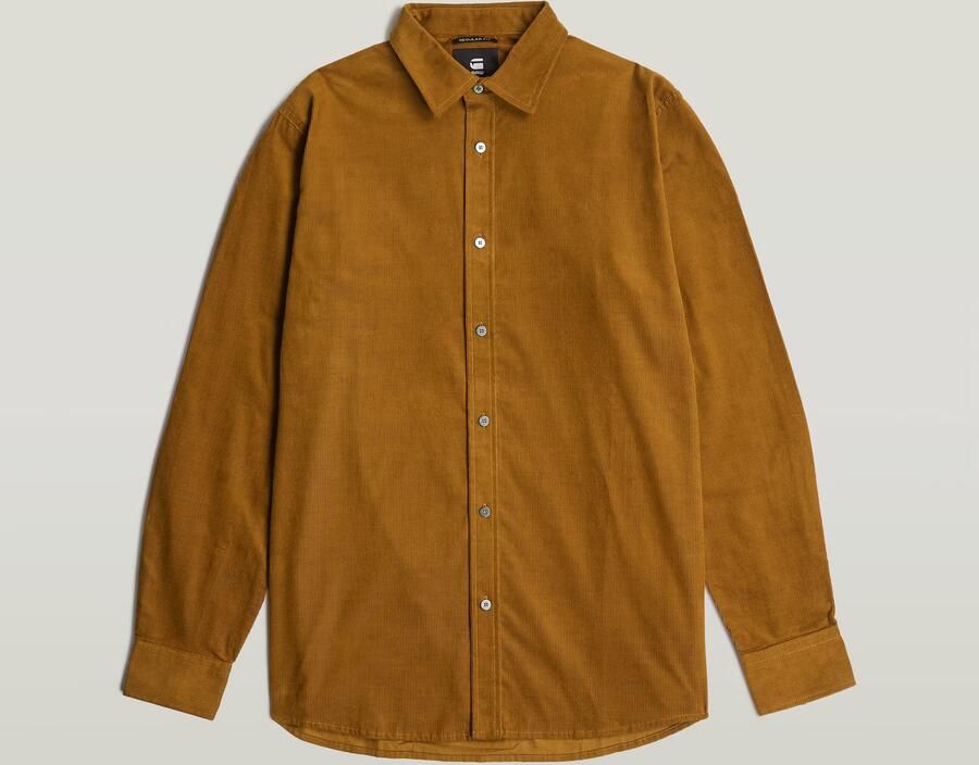 G-Star RAW Clean Regular Overhemd Bruin Heren - Foto 3