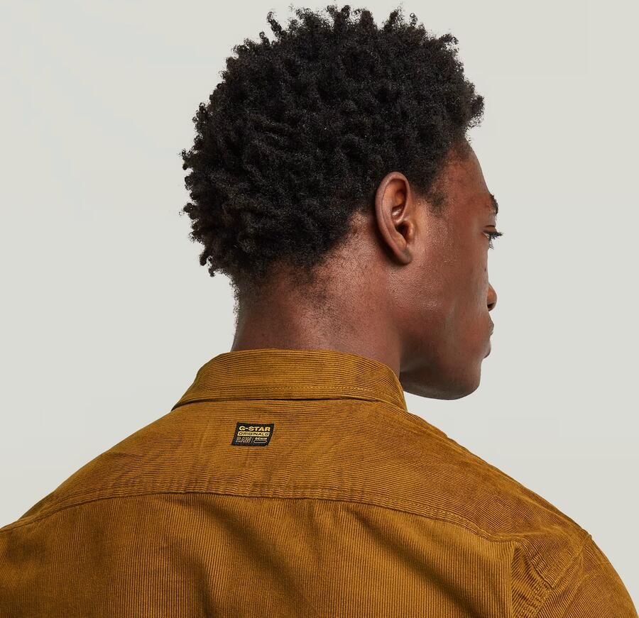 G-Star RAW Clean Regular Overhemd Bruin Heren - Foto 2