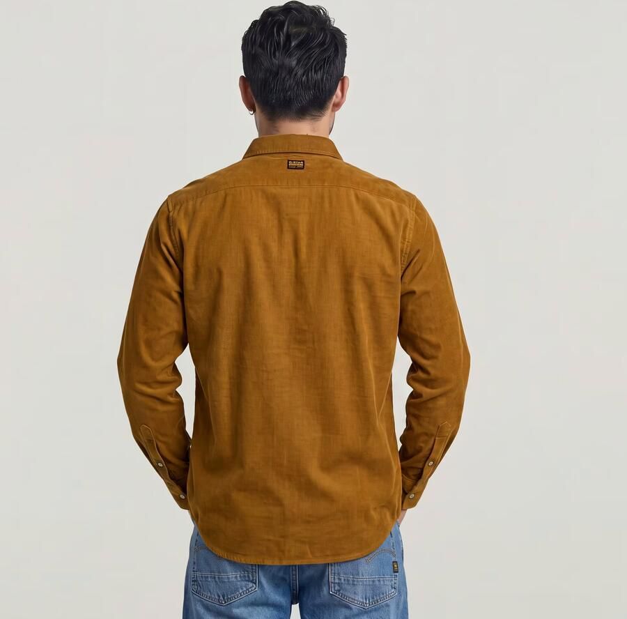 G-Star RAW Clean Regular Overhemd Bruin Heren - Foto 3