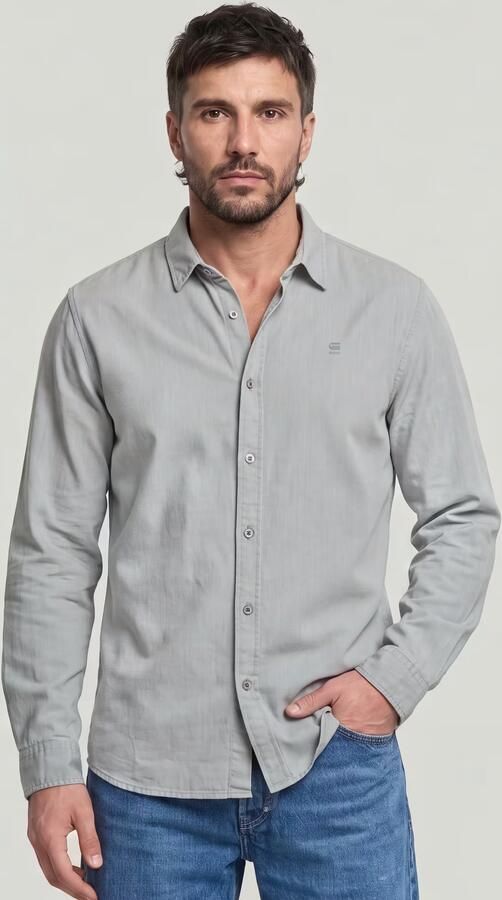 G-Star RAW Clean Regular Overhemd Grijs Heren - Foto 4