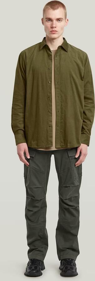 G-Star RAW Clean Regular Overhemd Groen Heren - Foto 5