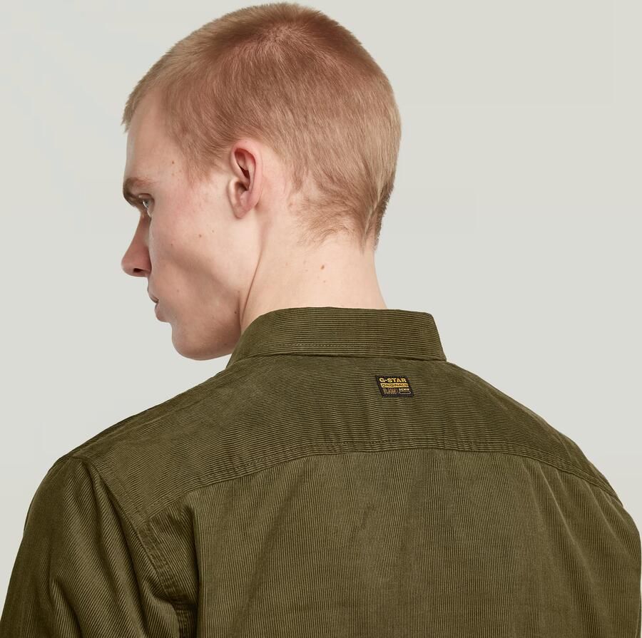G-Star RAW Clean Regular Overhemd Groen Heren - Foto 2