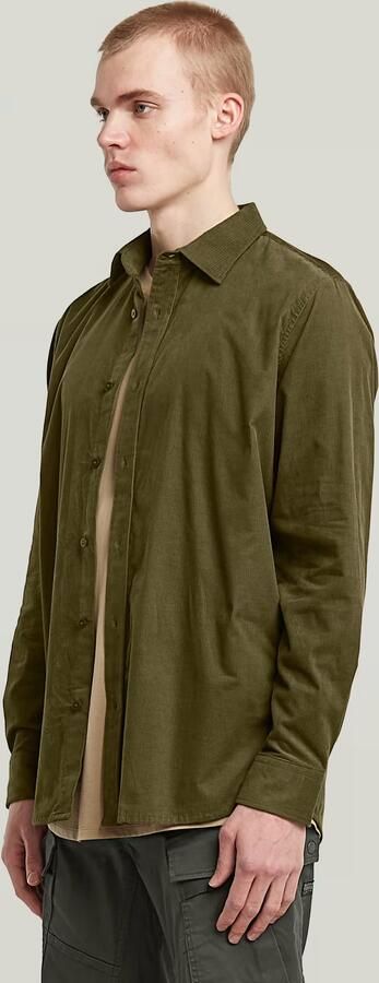 G-Star RAW Clean Regular Overhemd Groen Heren - Foto 4