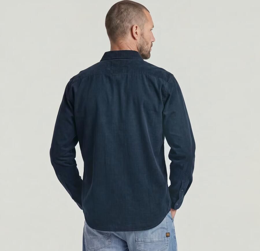G-Star Raw Regular fit vrijetijdsoverhemd van puur katoen - Foto 4