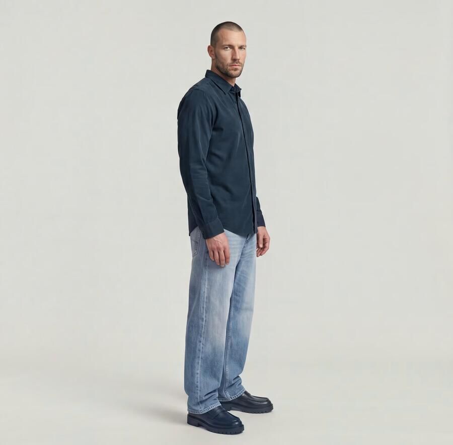 G-Star Raw Regular fit vrijetijdsoverhemd van puur katoen - Foto 3