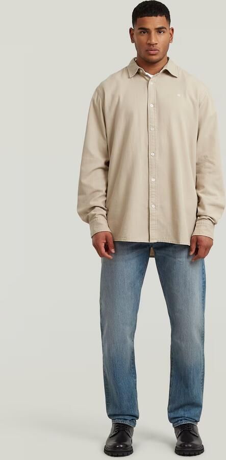 G-Star RAW Clean Regular Shirt Beige Heren - Foto 6