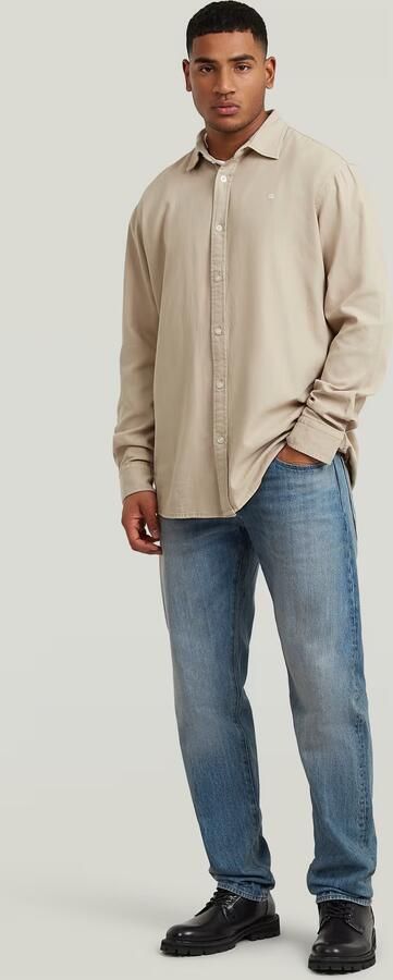 G-Star RAW Clean Regular Shirt Beige Heren - Foto 7