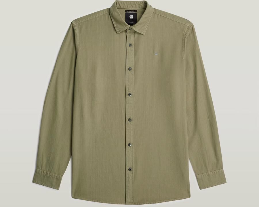 G-Star RAW Clean Regular Shirt Groen Heren - Foto 4