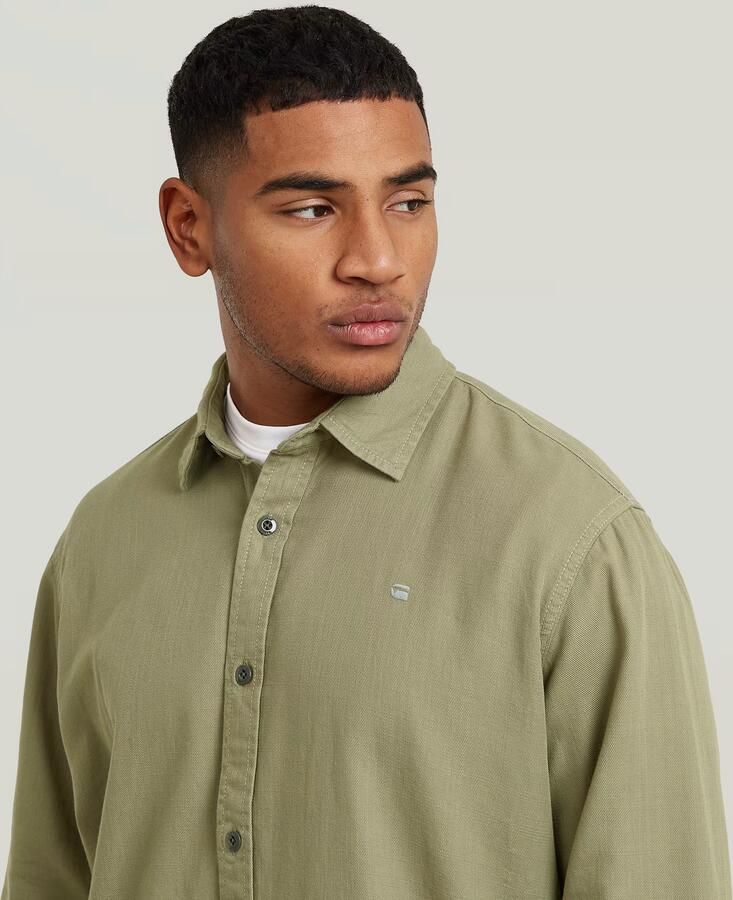 G-Star RAW Clean Regular Shirt Groen Heren - Foto 3