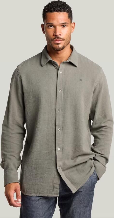 G-Star RAW Clean Regular Shirt Groen Heren