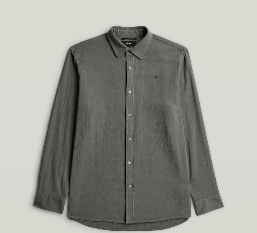 G-Star RAW Clean Regular Shirt Groen Heren - Foto 4