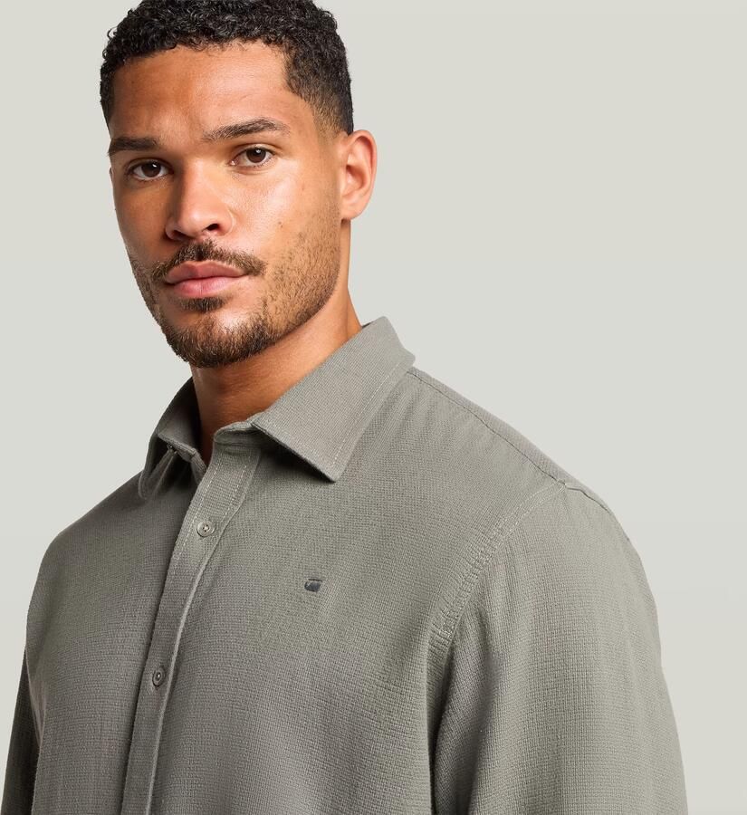 G-Star RAW Clean Regular Shirt Groen Heren - Foto 3