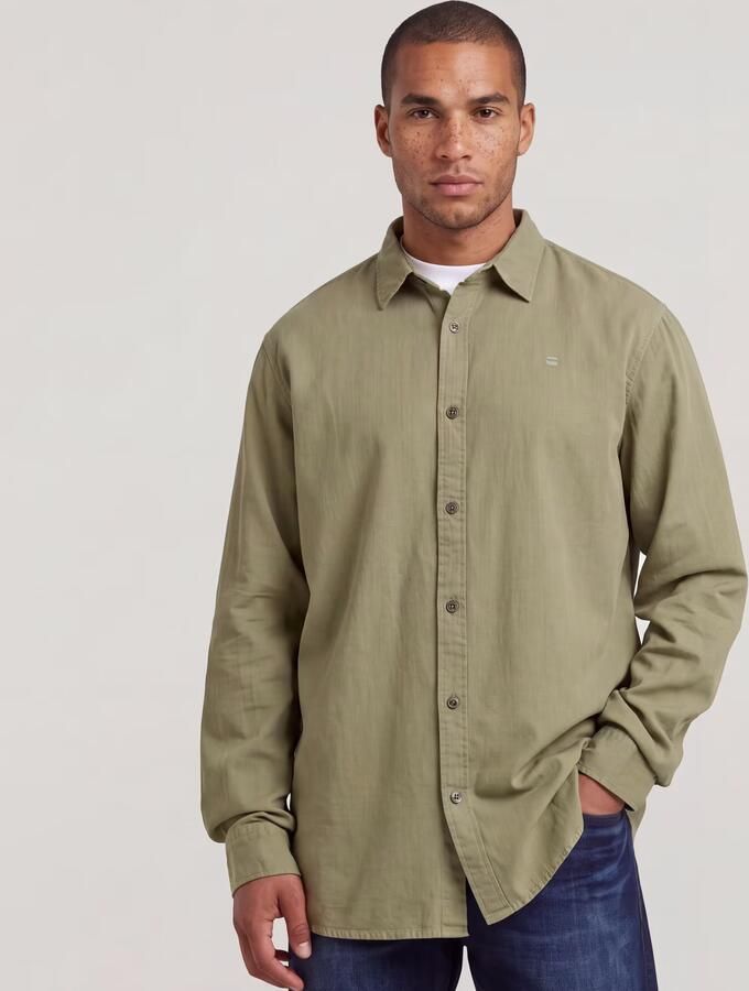 G-Star RAW Clean Regular Shirt Groen Heren - Foto 5