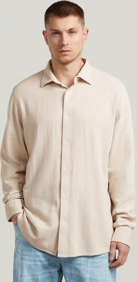 G-Star RAW Clean Regular Shirt Wit Heren