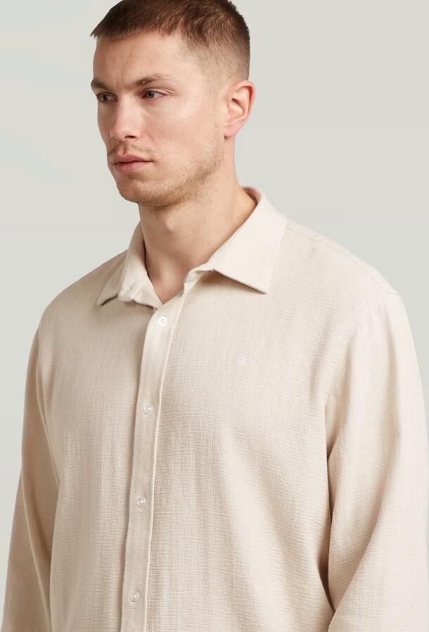 G-Star RAW Clean Regular Shirt Wit Heren - Foto 4