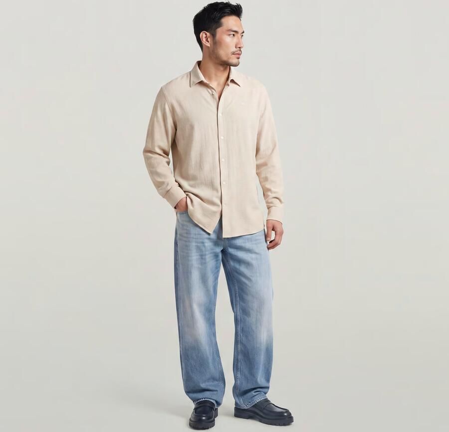 G-Star RAW Clean Regular Shirt Wit Heren - Foto 3