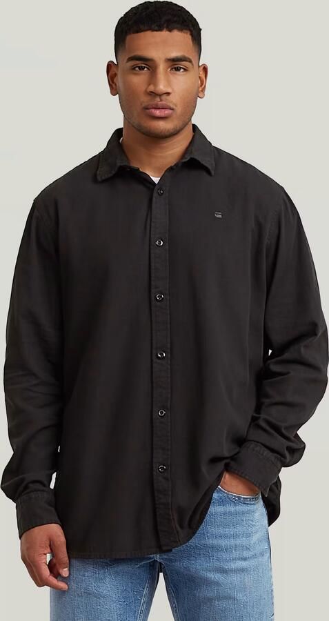 G-Star RAW Clean Regular Shirt Zwart Heren
