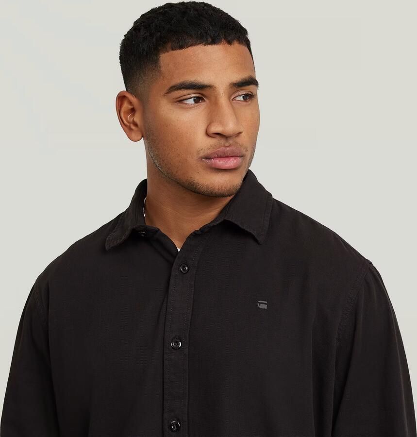 G-Star RAW Clean Regular Shirt Zwart Heren - Foto 3
