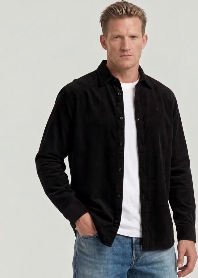 G-Star RAW Clean Regular Shirt Zwart Heren - Foto 5