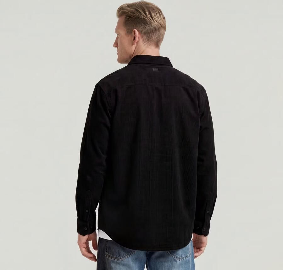 G-Star RAW Clean Regular Shirt Zwart Heren - Foto 4