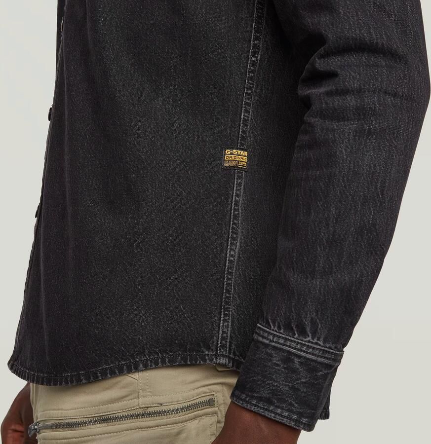 G-Star Raw Overhemd Lange Mouw D27681-D942-H497 WORN IN OYSTER - Foto 5