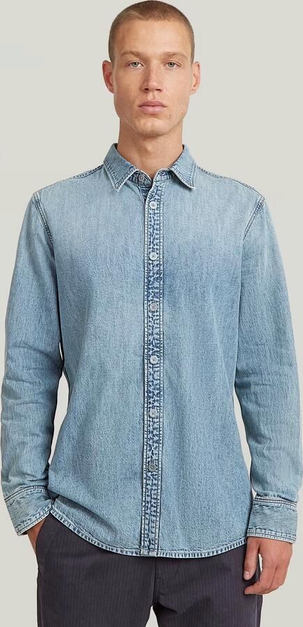 G-Star RAW Clean Slim Overhemd Anders Heren - Foto 4