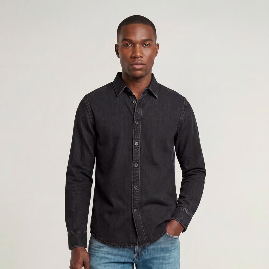 G-Star Raw Overhemd Lange Mouw D27681-D942-H497 WORN IN OYSTER - Foto 6