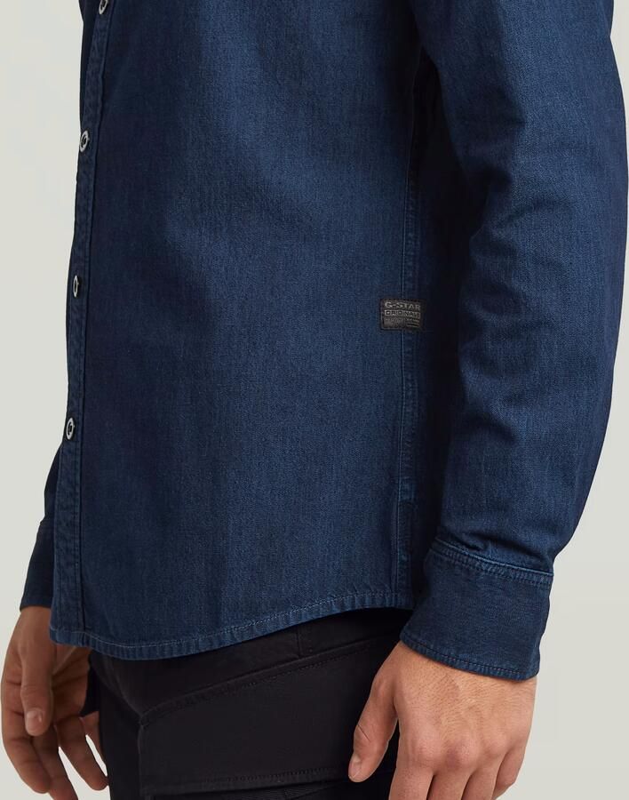 G-Star RAW Clean Slim Overhemd Donkerblauw Heren - Foto 5