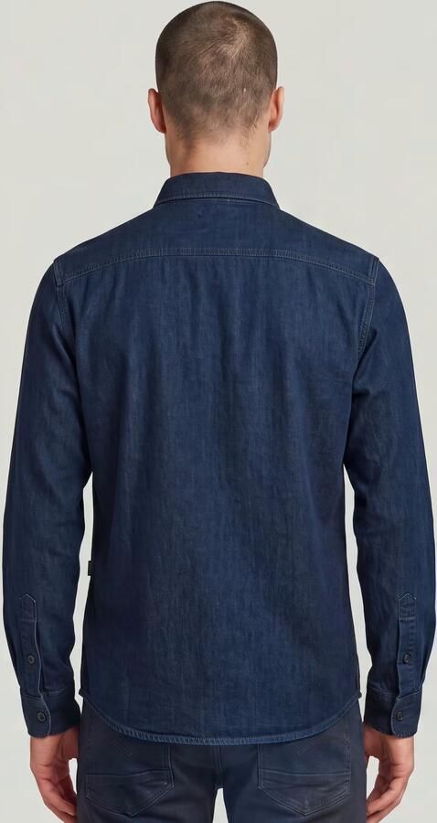 G-Star RAW Clean Slim Overhemd Donkerblauw Heren - Foto 7