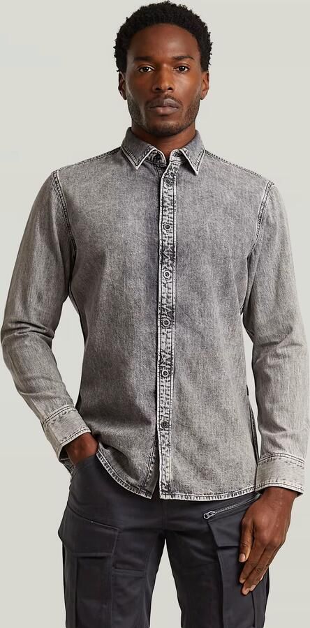 G-Star Raw Jeansoverhemd met knoopsluiting - Foto 4