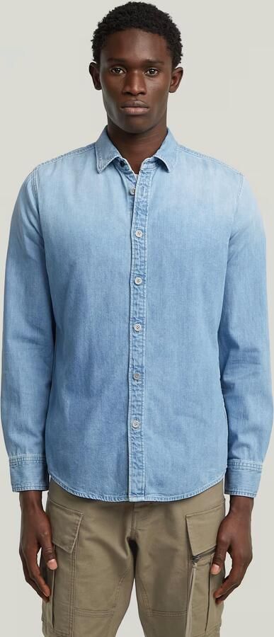 G-Star Raw Overhemd Lange Mouw D27681-D942-G614 FADED THAMES - Foto 7