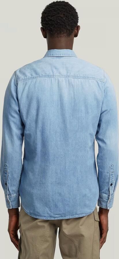 G-Star Raw Overhemd Lange Mouw D27681-D942-G614 FADED THAMES - Foto 5