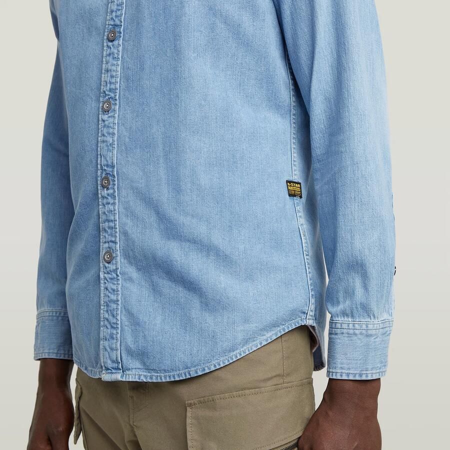 G-Star Raw Overhemd Lange Mouw D27681-D942-G614 FADED THAMES