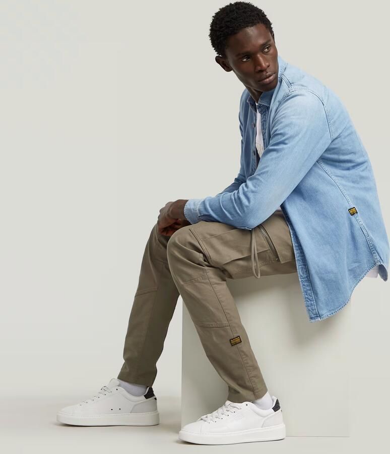 G-Star Raw Overhemd Lange Mouw D27681-D942-G614 FADED THAMES - Foto 3