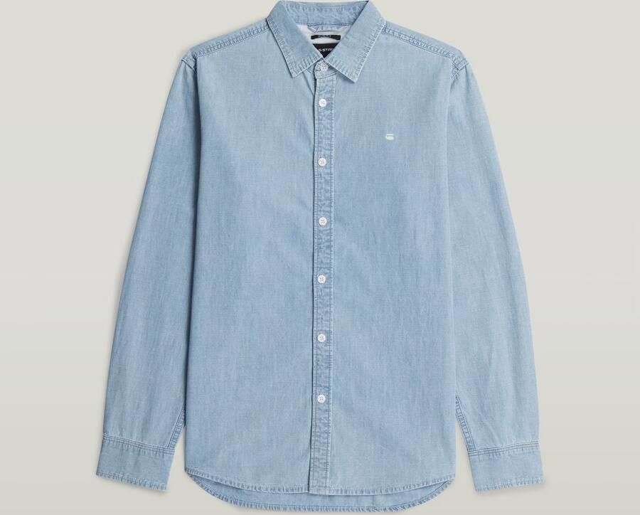 G-Star RAW Clean Slim Overhemd Lichtblauw Heren - Foto 3