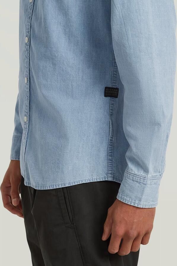 G-Star RAW Clean Slim Overhemd Lichtblauw Heren - Foto 4