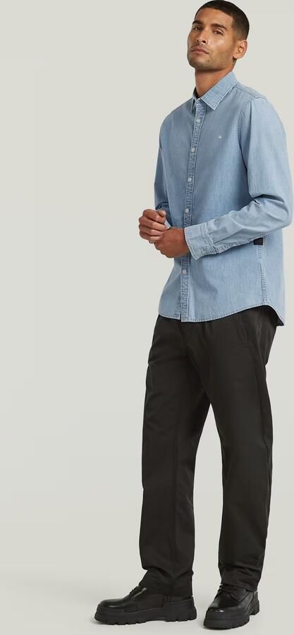 G-Star RAW Clean Slim Overhemd Lichtblauw Heren - Foto 7