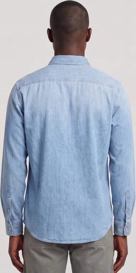 G-Star Raw Overhemd Lange Mouw D27681-D942-G614 FADED THAMES - Foto 7