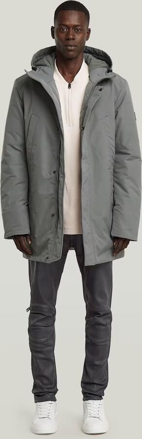 G-Star RAW Clean Vodan Hooded Parka Grijs Heren - Foto 7