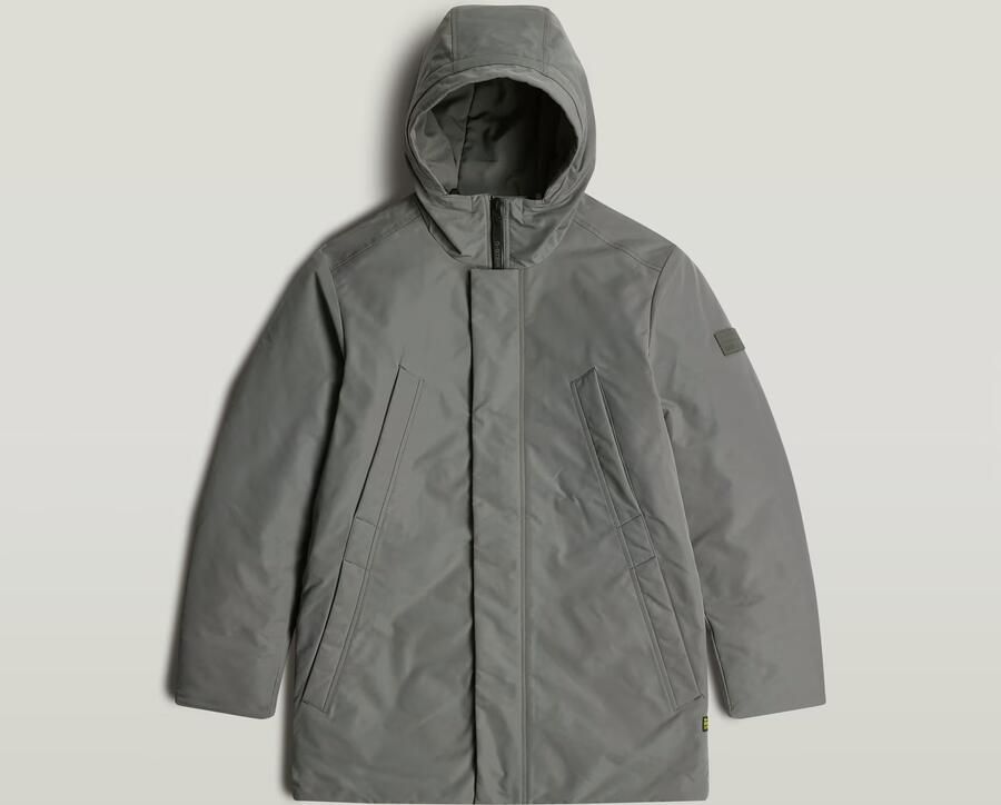 G-Star RAW Clean Vodan Hooded Parka Grijs Heren - Foto 5