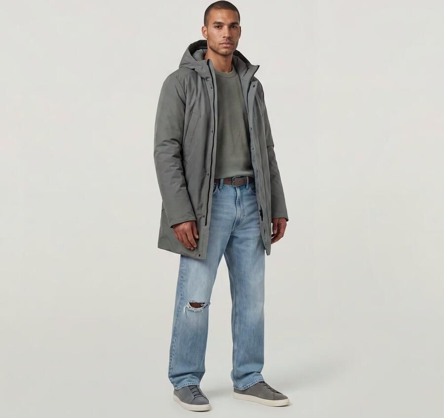 G-Star RAW Clean Vodan Hooded Parka Grijs Heren - Foto 4