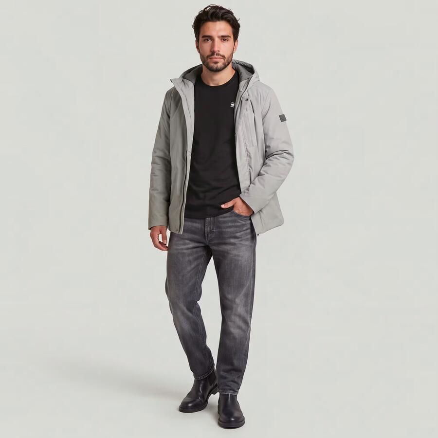 G-Star RAW Clean Vodan Padded Hooded Parka Grijs Heren - Foto 3