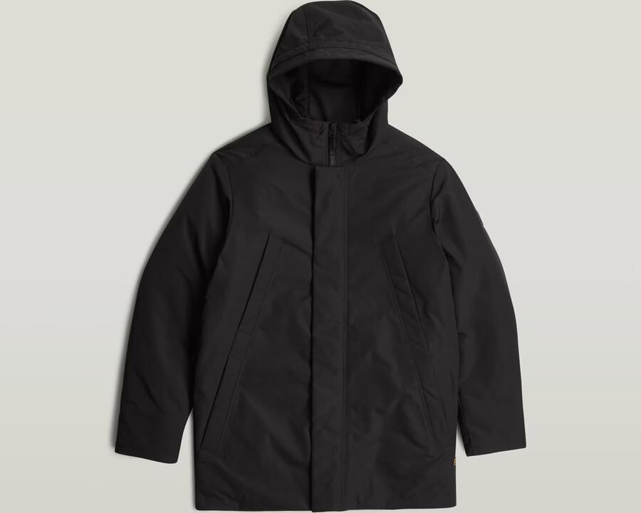 G-Star RAW Clean Vodan Padded Hooded Parka Zwart Heren - Foto 3