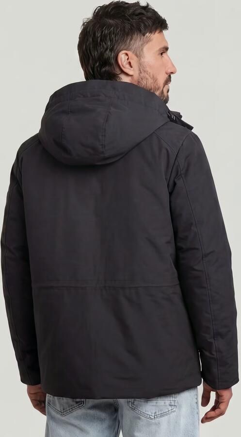 G-Star RAW Clean Vodan Padded Hooded Parka Zwart Heren - Foto 6