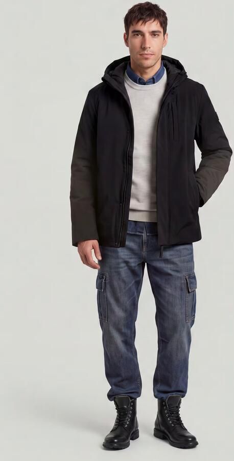 G-Star RAW Clean Vodan Padded Hooded Parka Zwart Heren - Foto 6