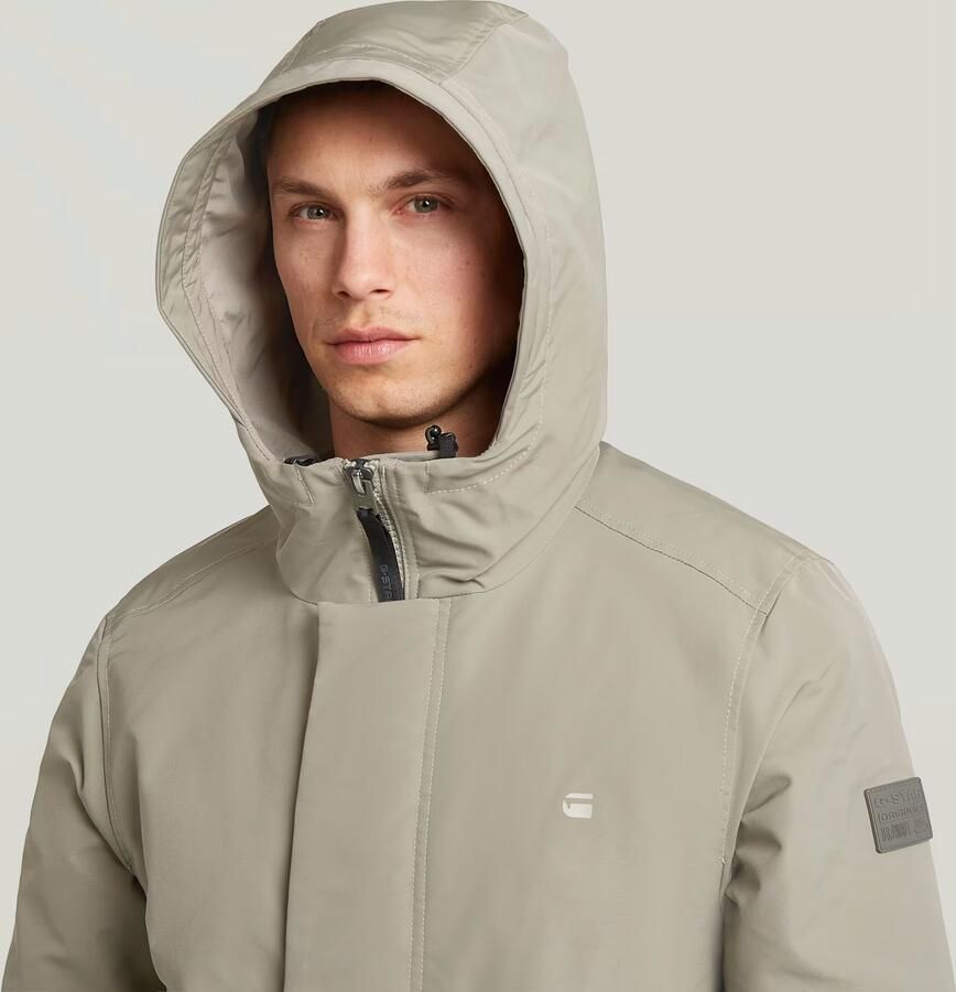 G-Star RAW Clean Vodan Parka Beige Heren - Foto 3