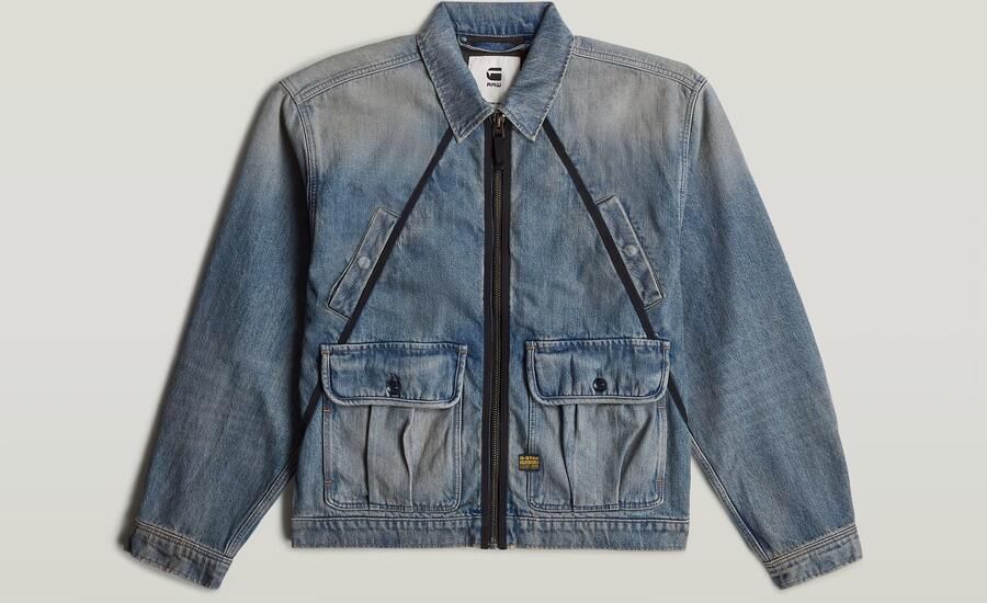 G-Star RAW Coach Zip Jack Lichtblauw Heren - Foto 6