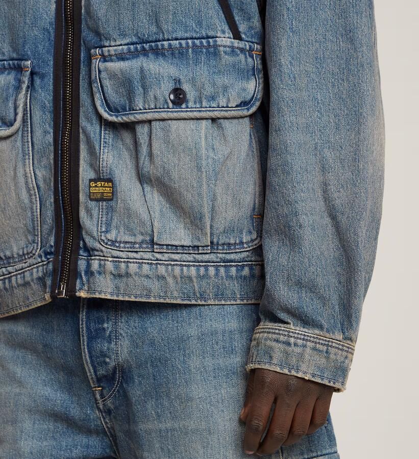 G-Star RAW Coach Zip Jack Lichtblauw Heren - Foto 5